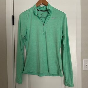Nike Women's Green Quarter-Zip